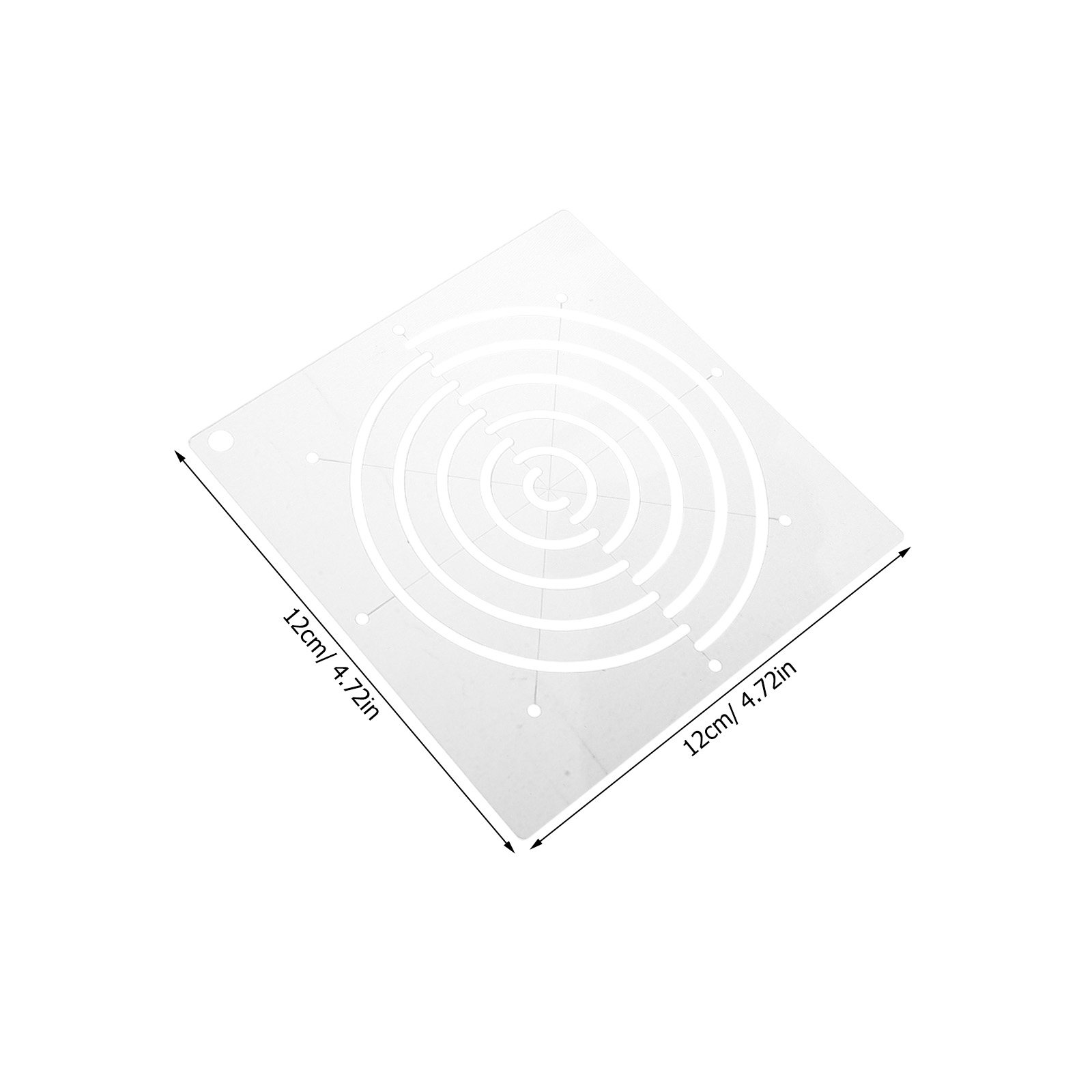 4Pcs Transparent Acrylic Quilt - Embroidery Free Pattern 评论和价格
