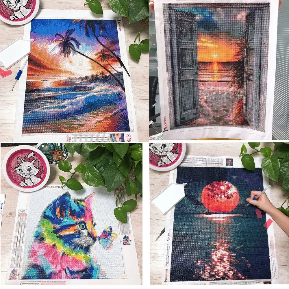 HUACAN DIY Diamond Painting My - Embroidery Cross Stitch Patterns 评论和价格