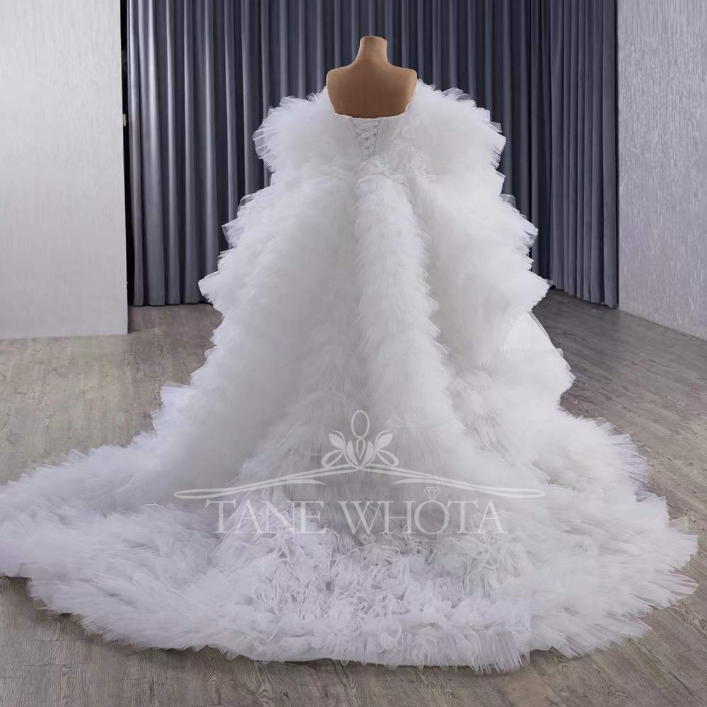 Elegant Mermaid Wedding Inner  - Embroidery Organza 评论和价格