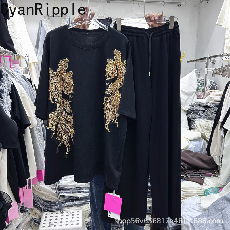New Spring Summer Women Two-pi - Embroidery Cotton Shirt 评论和价格