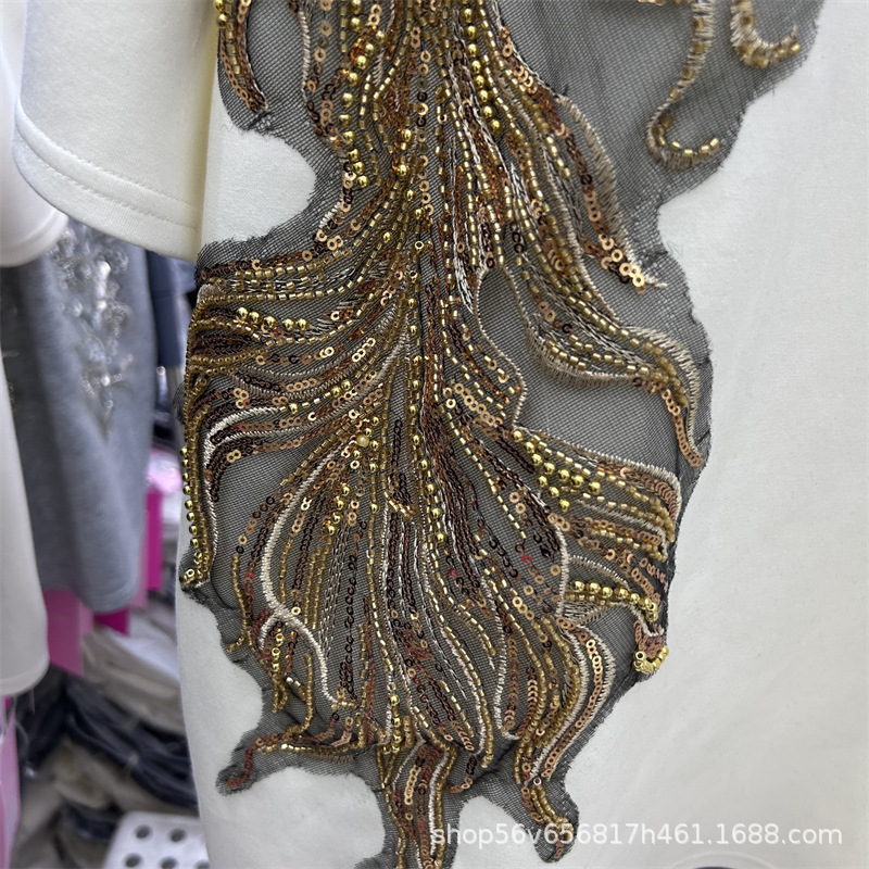 New Spring Summer Women Two-pi - Embroidery Cotton Shirt 评论和价格