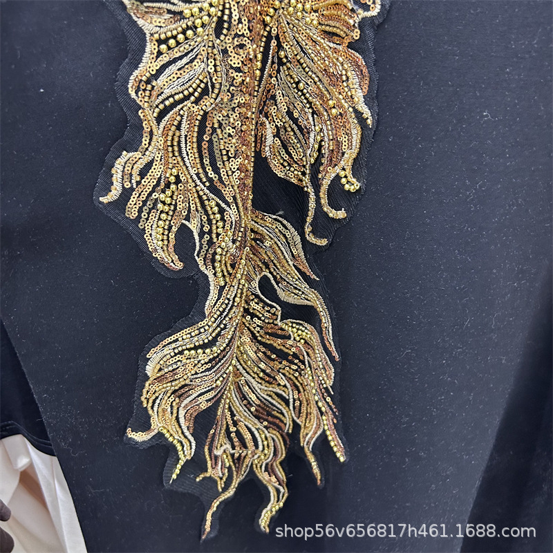 New Spring Summer Women Two-pi - Embroidery Cotton Shirt 评论和价格