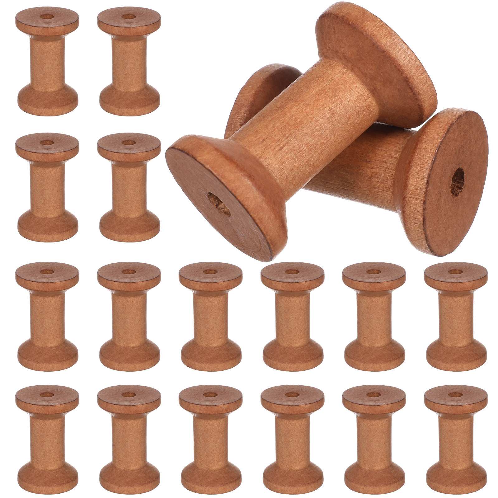 20Pcs Wooden Thread Holders Em - Embroidery Thread 评论和价格
