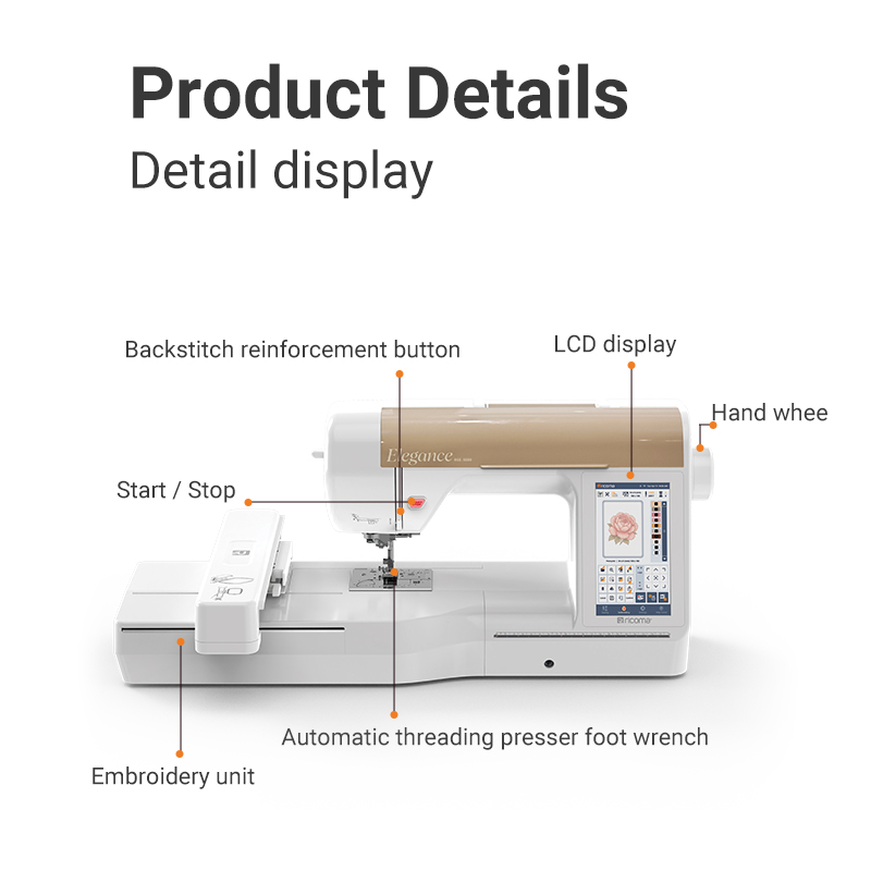 Easy Use Ricoma RSE5000 Househ - Embroidery Machine Computerized 评论和价格