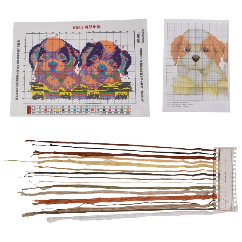 DIY Hand Knitting Print Set Em - Embroidery Free Pattern 评论和价格