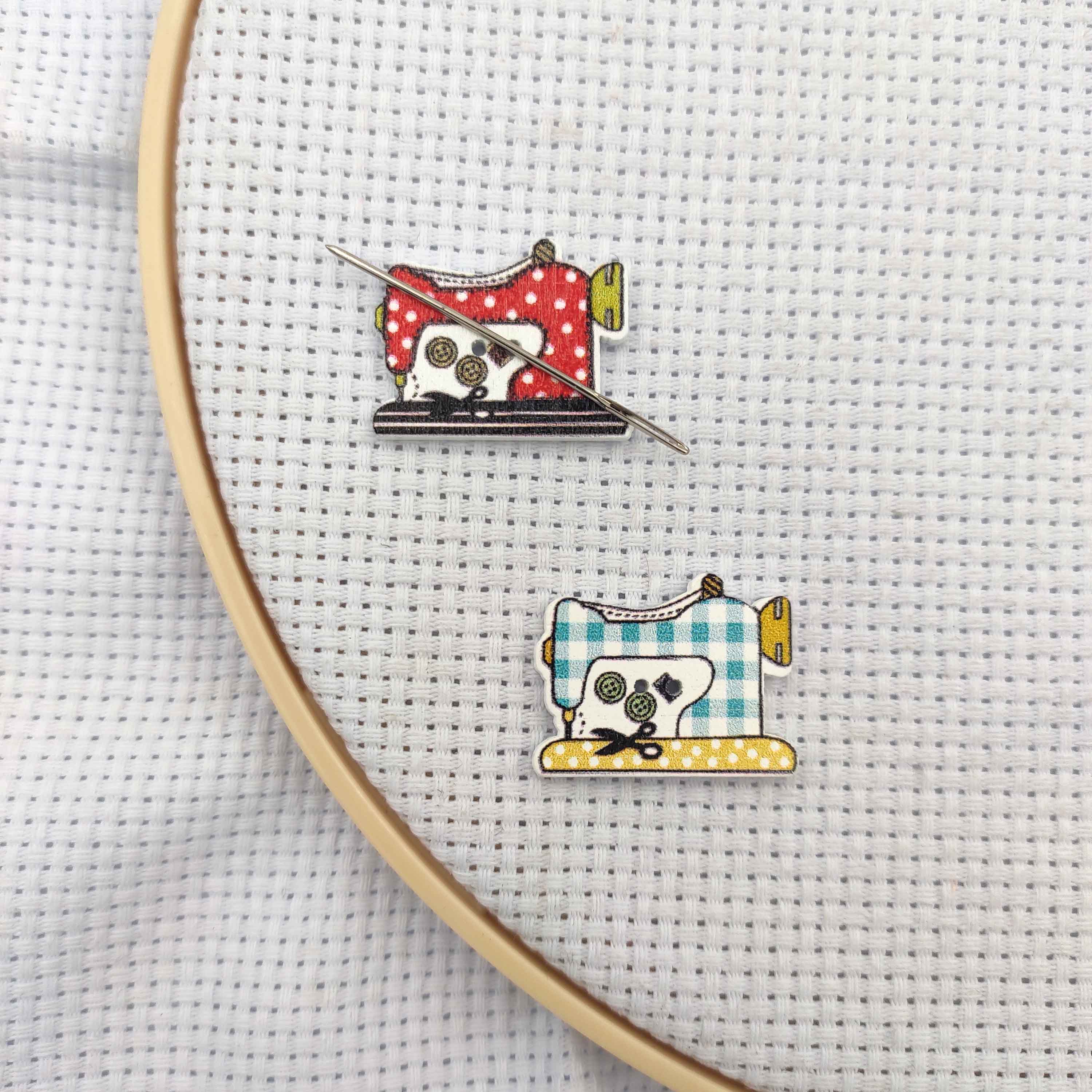 Needle Minders Wood Sewing Mac - Embroidery Cross Stitch Patterns 评论和价格