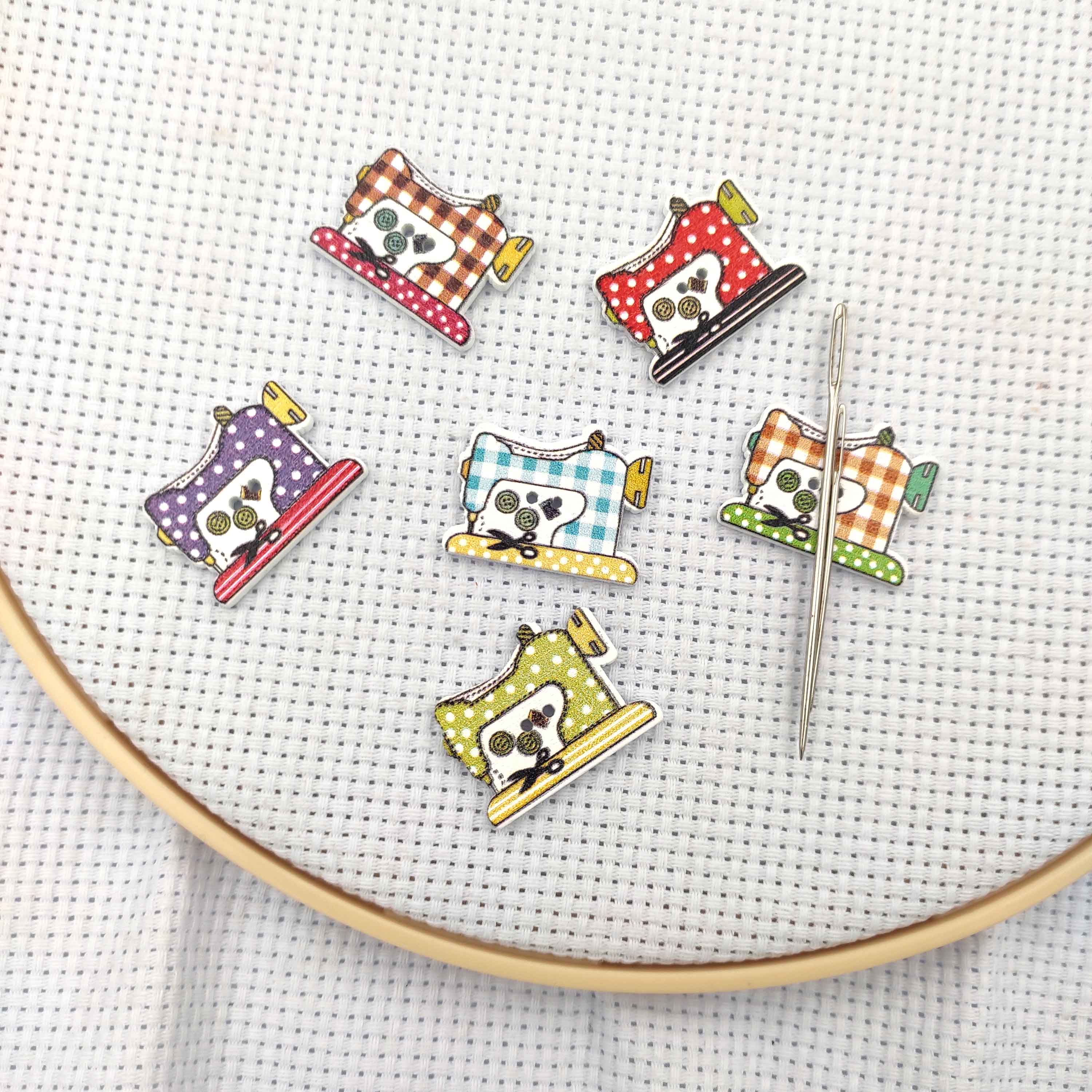 Needle Minders Wood Sewing Mac - Embroidery Cross Stitch Patterns 评论和价格