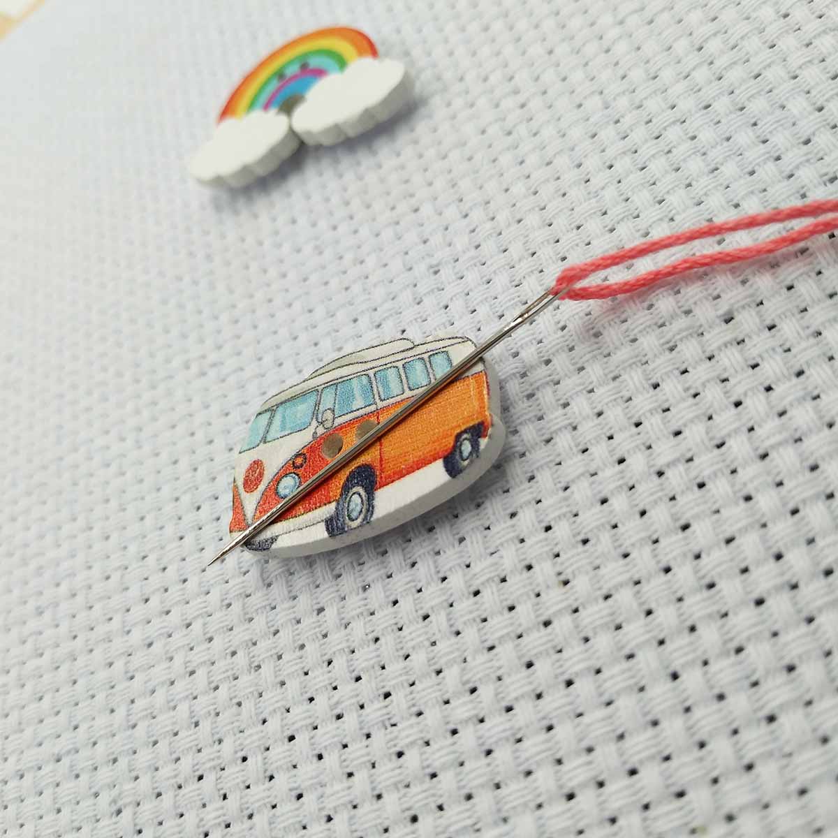 Needle Minders Wood Sewing Mac - Embroidery Cross Stitch Patterns 评论和价格